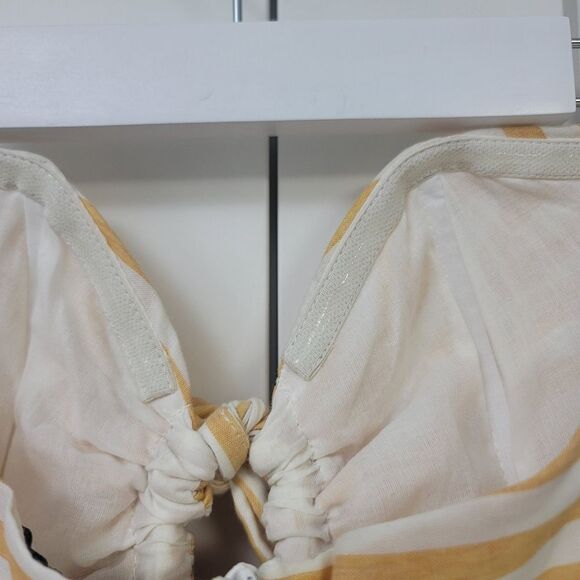 Sabo Skirt Beige and White Striped Mini Dress - Picture 8 of 10